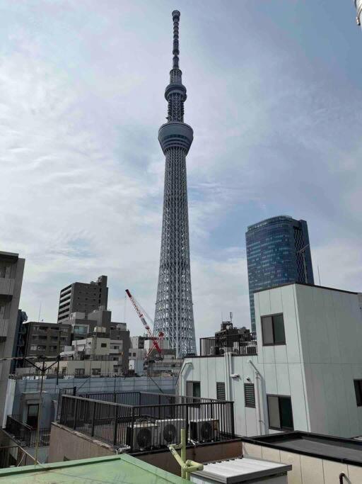東京都503 Oshiage Sta 3Mins Walk! Wi-Fi & Elevator 4Paxアパートメント エクステリア 写真